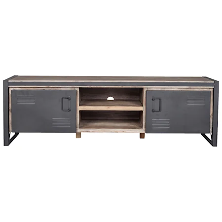 Industrial 2-Door TV Unit